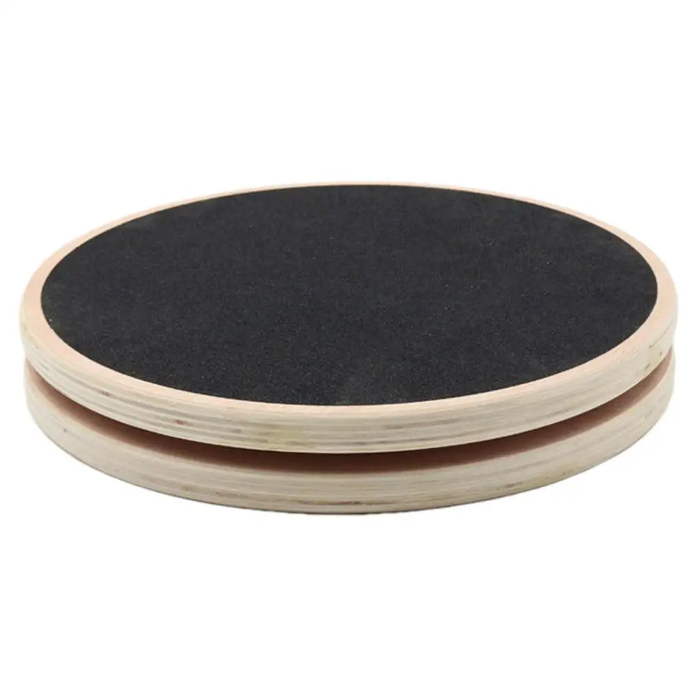 Waist Twisting Disc AB Disc Machine Wooden Disc Sculpture Twist With Handles Workout Training Board Body Trainer For Hips And