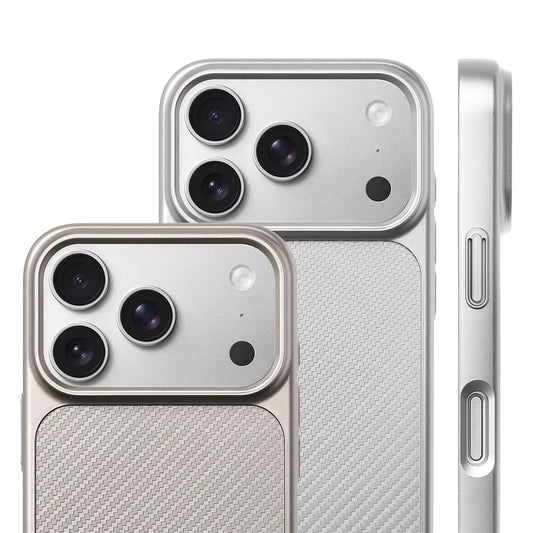 Luxury Business Carbon Fiber Pattern Hard PC Magnetic Case For iPhone 17 16 15 Pro Max For Magsafe Wireless Charging Matte Cover