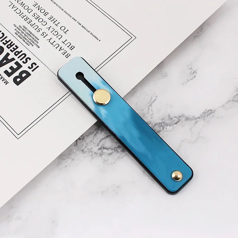 Portable Push-pull Phone Holder Slide Stand Multi-function Ring Buckle Lazy Desktop Sticky Rainbow Phone Silicone Ring Grip