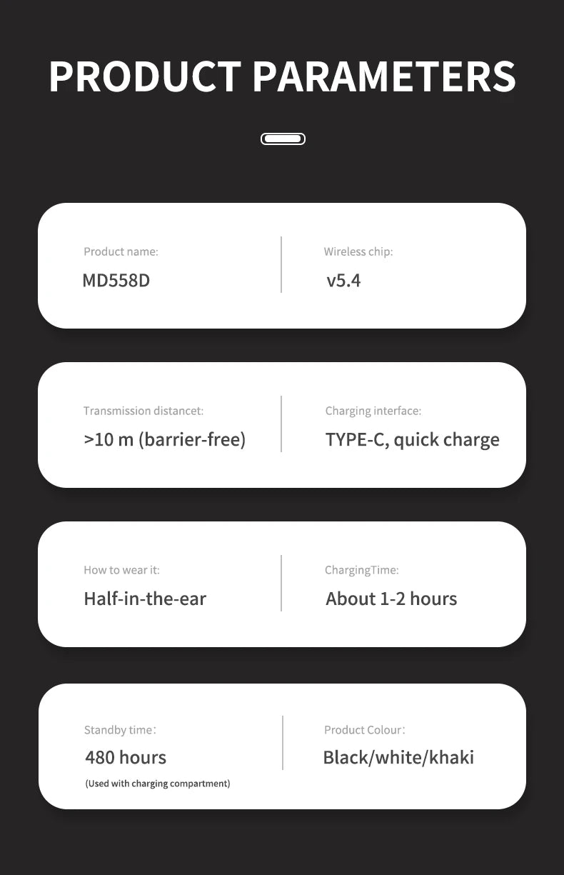Waterproof Wireless Bluetooth 5.3 Headsets Mini headset Painless Call Noise Cancelling Thin Headphones Fit for Sleeping/Sports