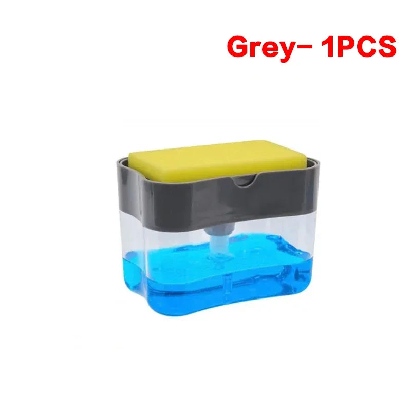 Soap Dispenser Kitchen Accessories Press type Portable Liquid Soap Dispenser Clean Cloth Dishwashing Pot Clean Tool For kitchen