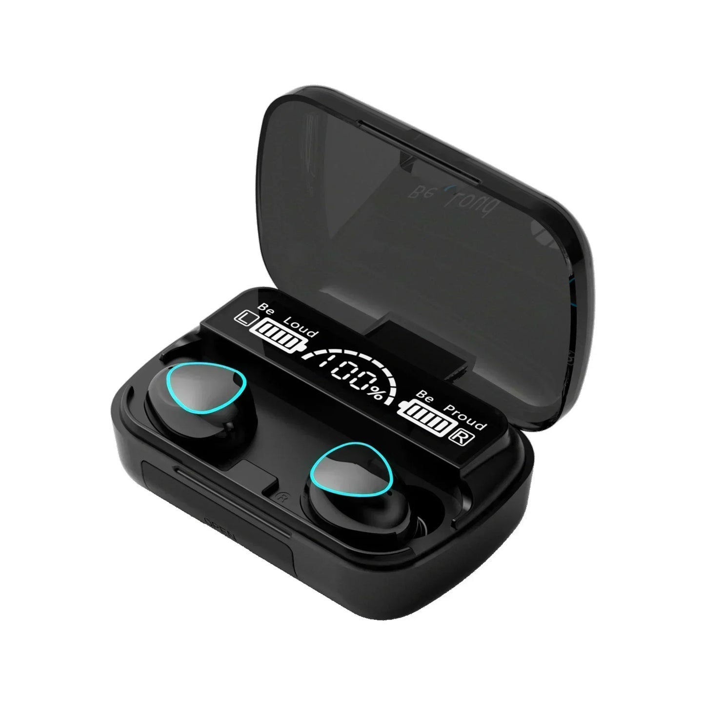 Original M10 Wireless Bluetooth Earpods - All-in-One Sports Headphones with Noise Canceling, Stereo Sound & Built-in Microphone