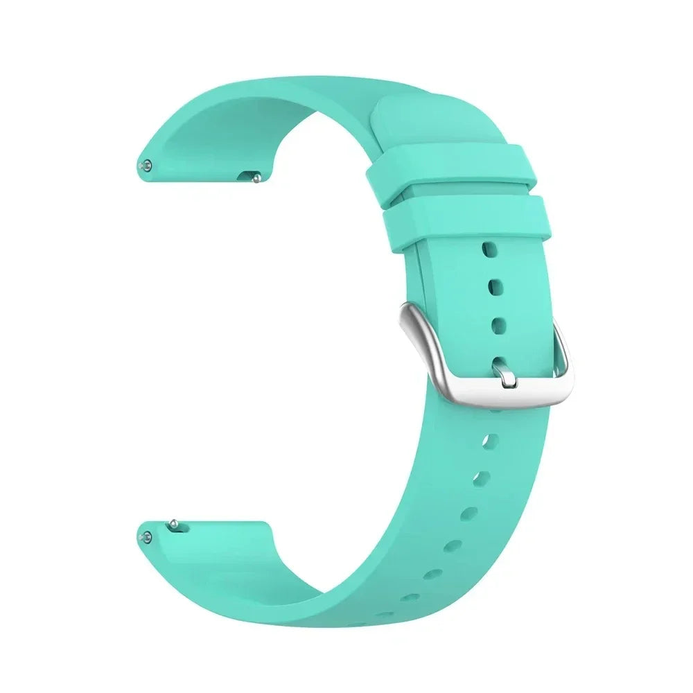 Sport 20 22mm Silicone Strap For Garmin Venu 4 45mm/Forerunner 165 265 570 Bands For Garmin Vivoactive 6 5 4/Venu 3 Sq2 Bracelet