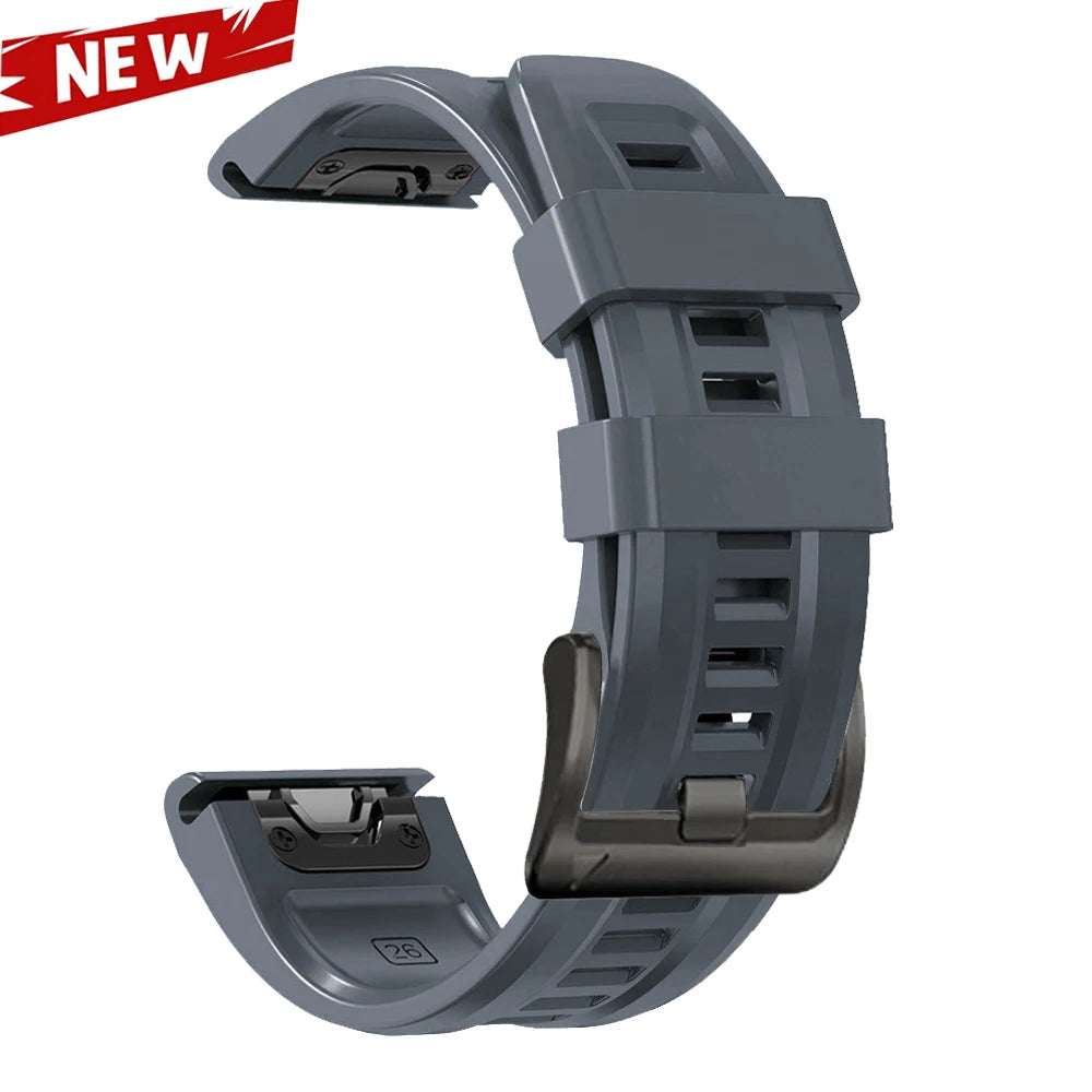QuickFit 26 22mm Silicone Sport Watch Band for Garmin Fenix 7 7X PRO 6 6X GPS 5 5X Plus 3 HR Epix Pro instinct 2X Strap Bracelet
