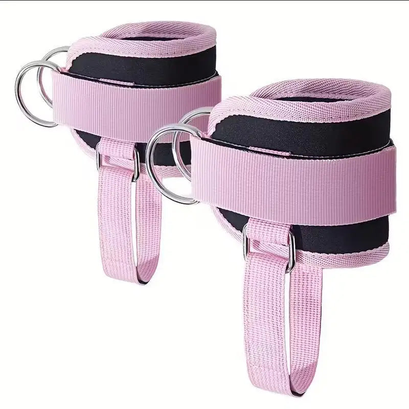 New Ankle Straps for Cable Machines Kickbacks-Adjustable Comfort Ankle Cable Attachments for Gym Ankle Leg Extensions
