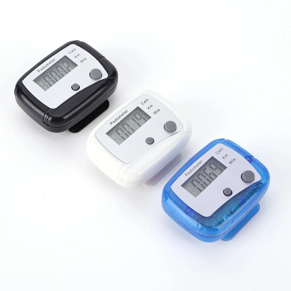 Walking Pedometer Accurate Step Tracker Mile Kilometer Calorie Calculation Electronic Pedometer Step 0-99999 for Outdoor Sports