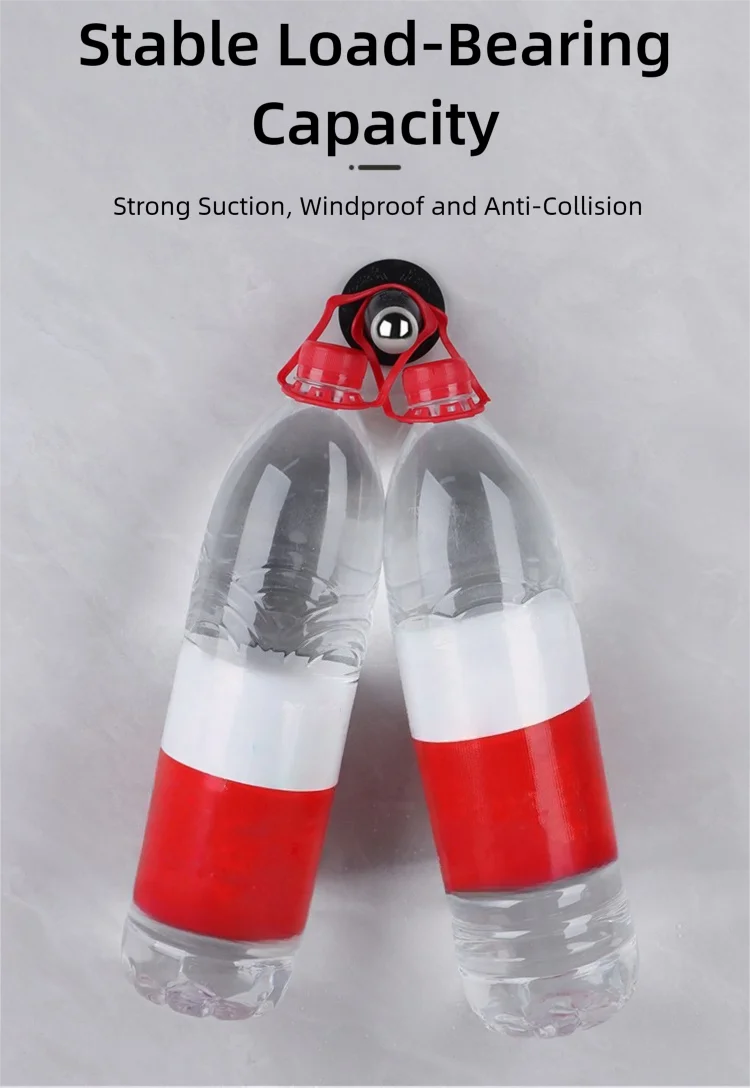New Drill-Free Door Stopper with Silicone Anti-Collision Pad, Door Holder for Fixing Door Behind and Preventing Collision