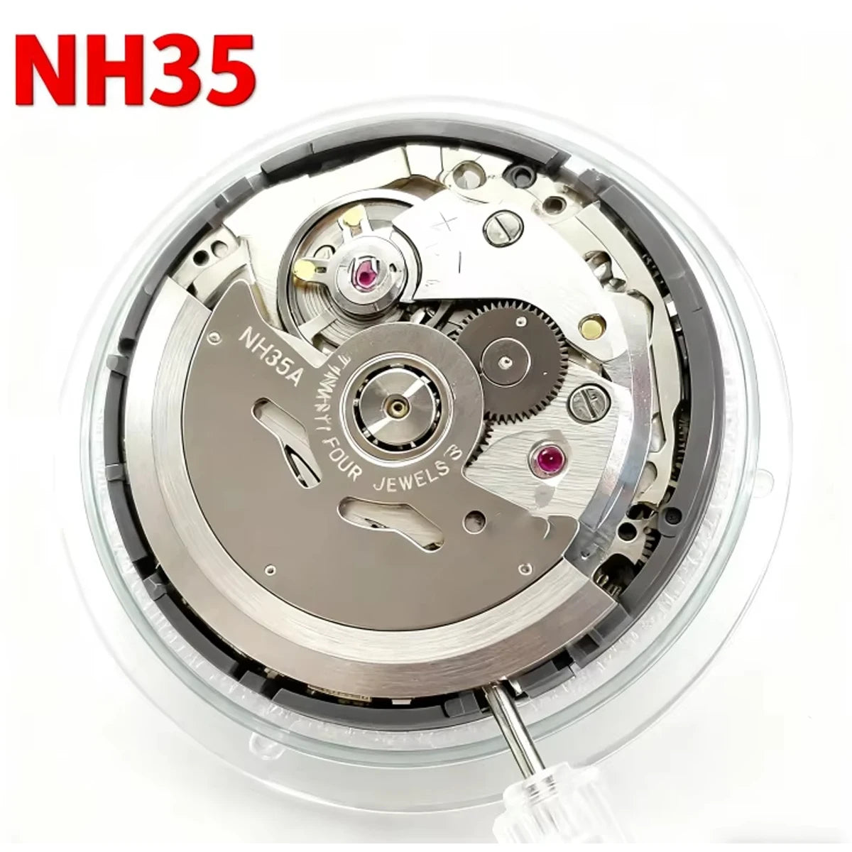 Japan Genuine NH35 Automatic Mechanical Movement High Accuracy 24 Jewels Mod Watch Replacement NH35A Date at 3:00
