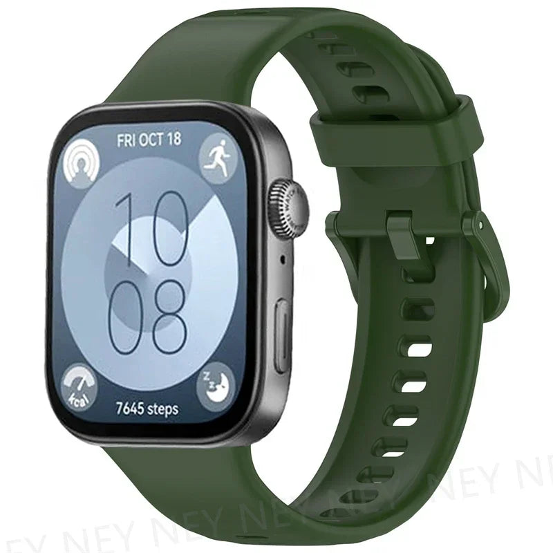 Watchband for huawei watch Fit4-4pro-fit 3 strap sport official-website 1:1 silicone bracelet for correa huawei fit3 Accesorios