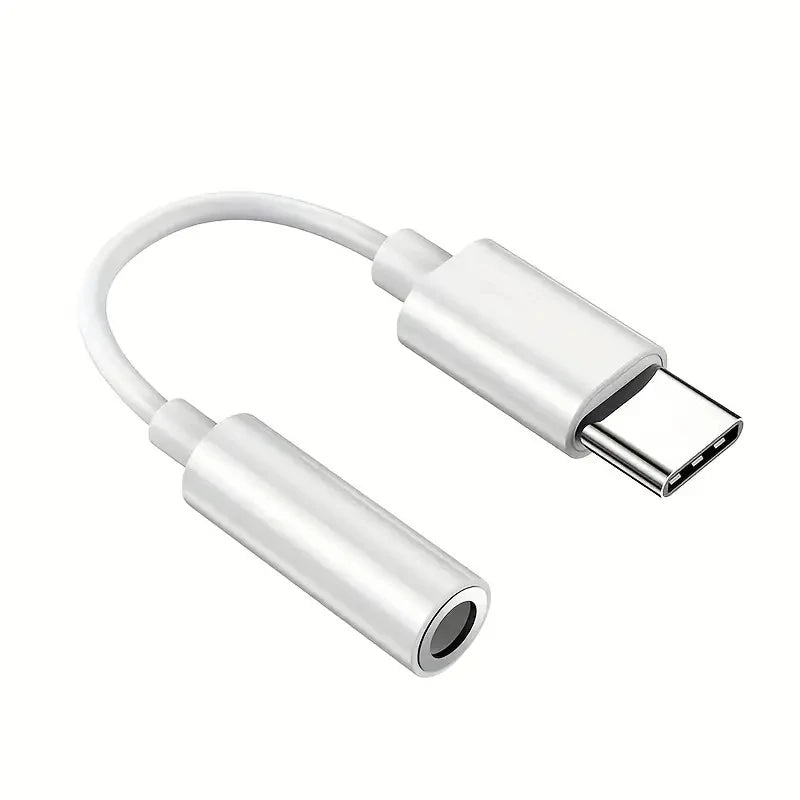 USB Type C To 3.5mm Audio Adapter, USB C To Aux Audio Dongle Cable Cord, USB Type C To 3.5mm Female Headphone Jack Adapter For P