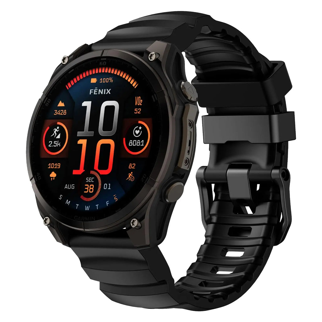 26mm 22mm Quick Fit Strap for Garmin Fenix 8 7X 7 Pro Fenix 6X 6 5X 5Plus Tactix 7 silicone belt bracelet Fenix 8 51mm 47mm band