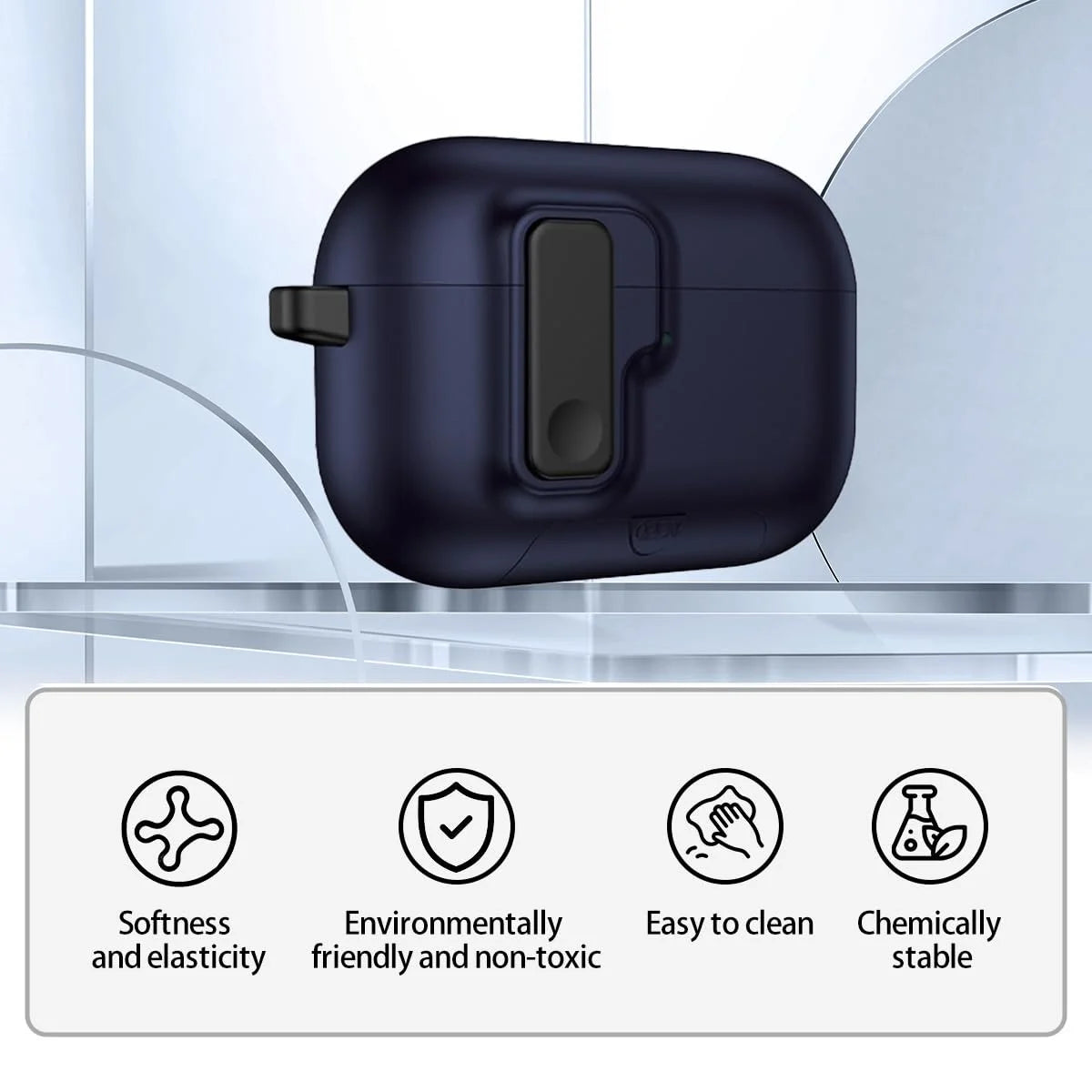 for AirPods Pro 3 Case with Phone Holder For AirPods Pro 3 Case Automatic Magnetic Lock with Cleaning Kit Case for AirPods Pro 3