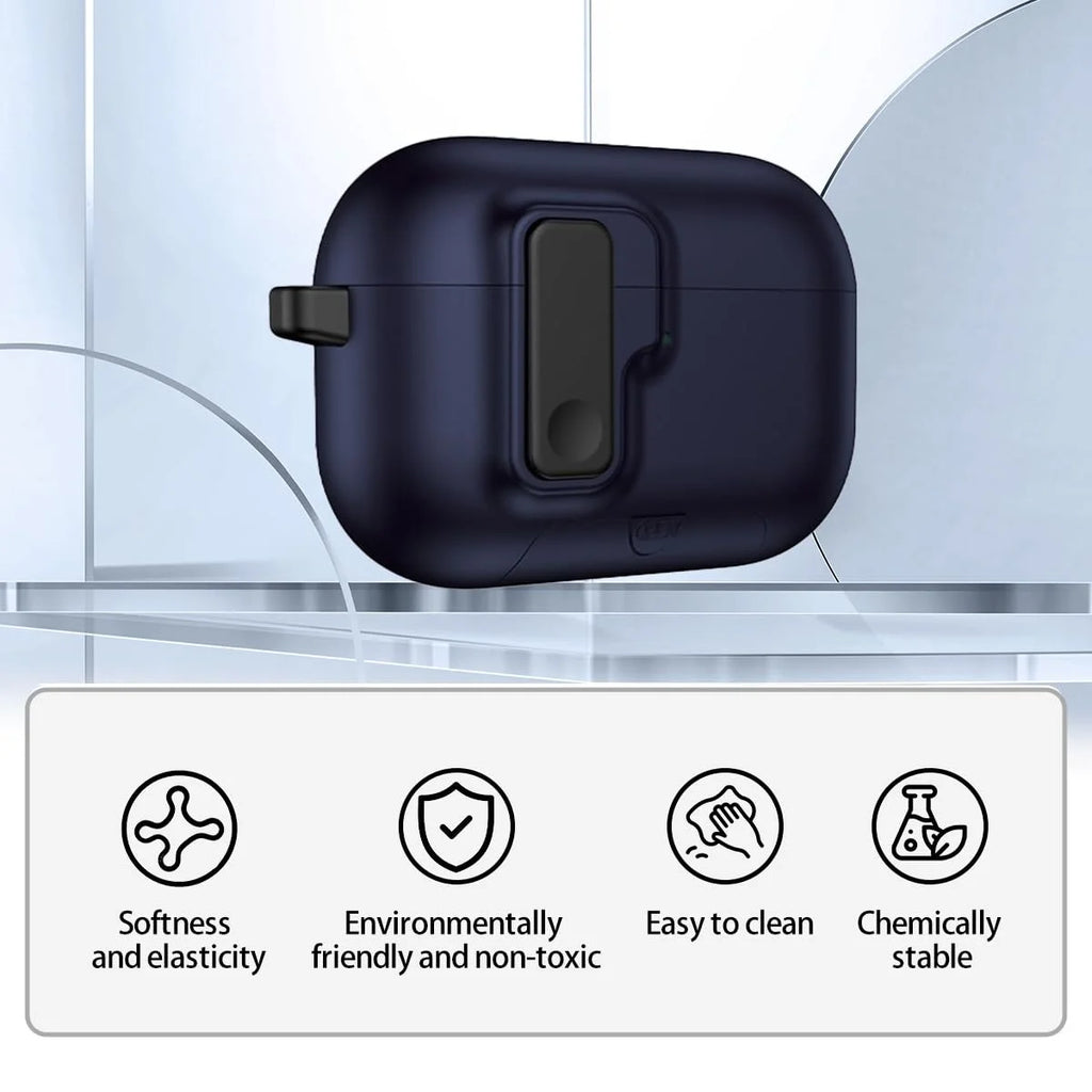 for AirPods Pro 3 Case with Phone Holder For AirPods Pro 3 Case Automatic Magnetic Lock with Cleaning Kit Case for AirPods Pro 3