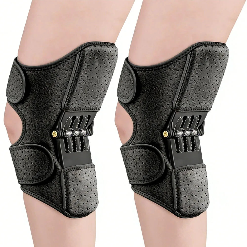 2Pcs Knee Brace Support, Adjustable Protector for Meniscus Injury Recovery, Walking Stability