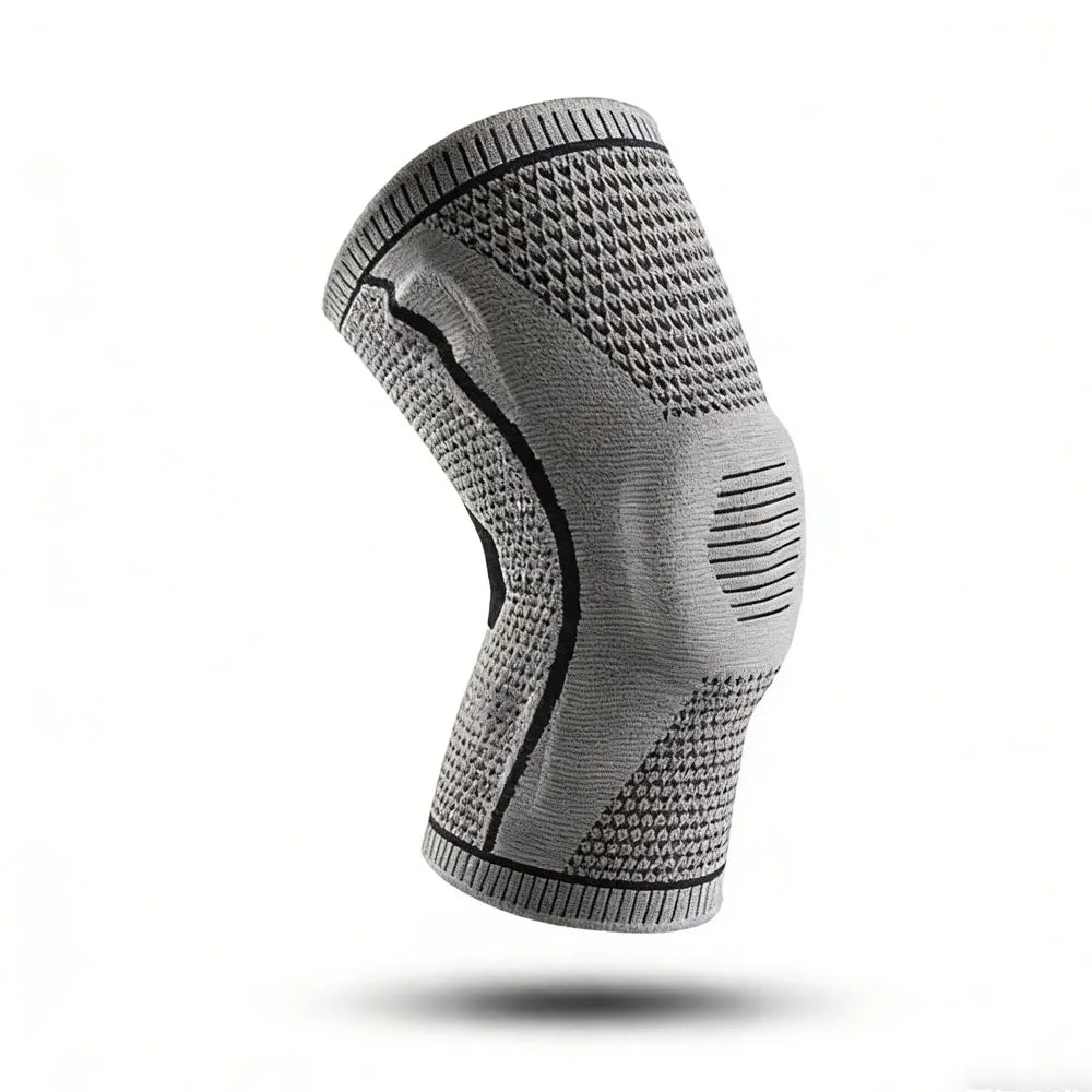 1PC Silicone Knee Pads Strap Patella Medial Support Meniscus Compression Knee Braces for Running Sport Knee Protection