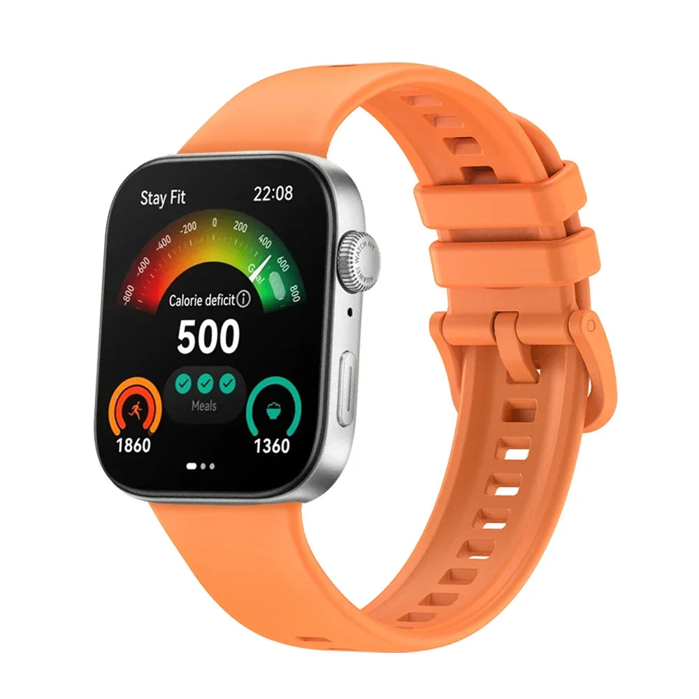 Original Silicone Strap for Huawei Watch Fit 5/5Pro 4/4Pro Wristband Sport Bracelet Wrist Band For Huawei Fit3 Belt Accessorieo
