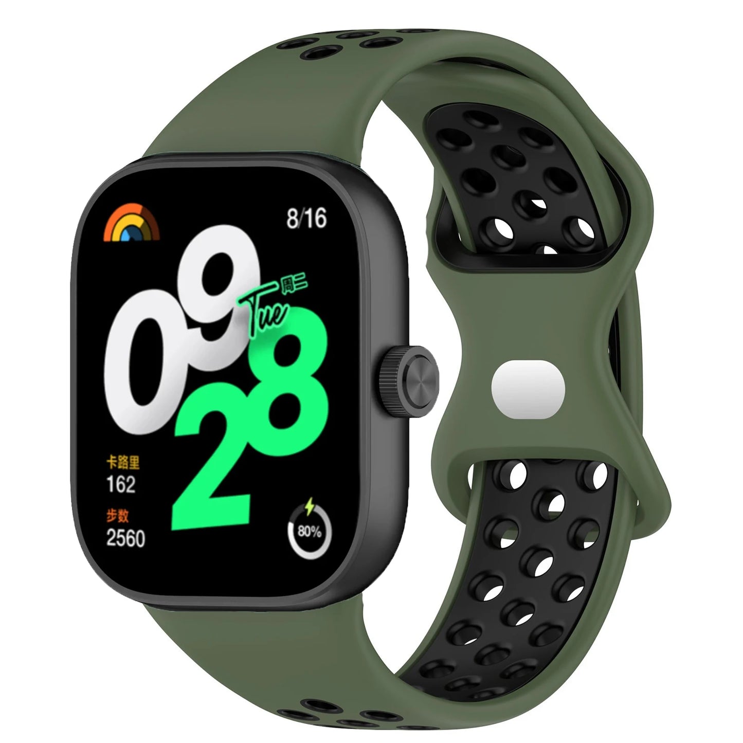 Sports Silicone Strap for Redmi Watch 5/4 Smartwatch Comfortable Breathable Wristband for Xiaomi Band 9/8 Pro Accessories Correa