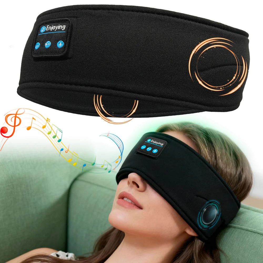 Wireless Bluetooth Earphone Sleeping Band Headphone Music Headphones Soft Elastic Comfortable Sports Headband Music Headset