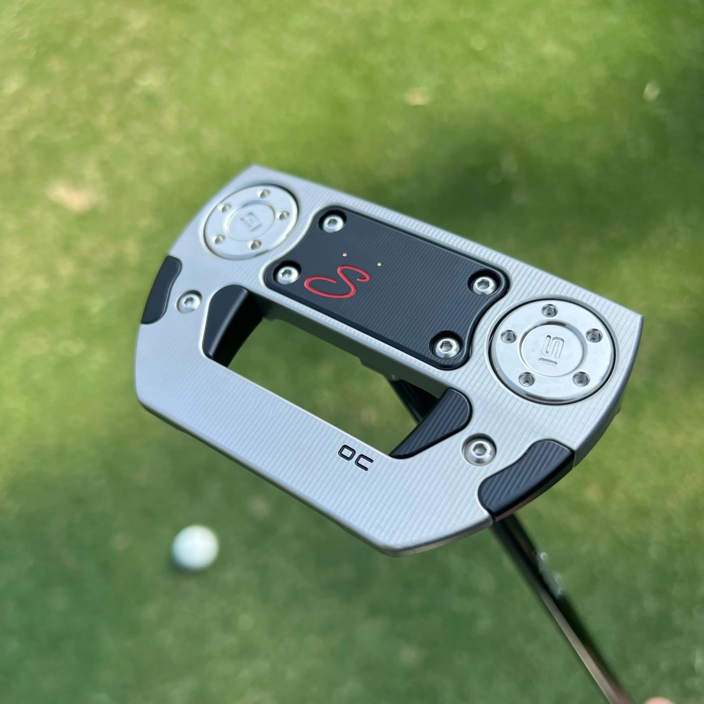 New golf club OC forward-placed mid-insert low-torque putter, fully equipped with a softer-feeling SCS carbon steel inset face