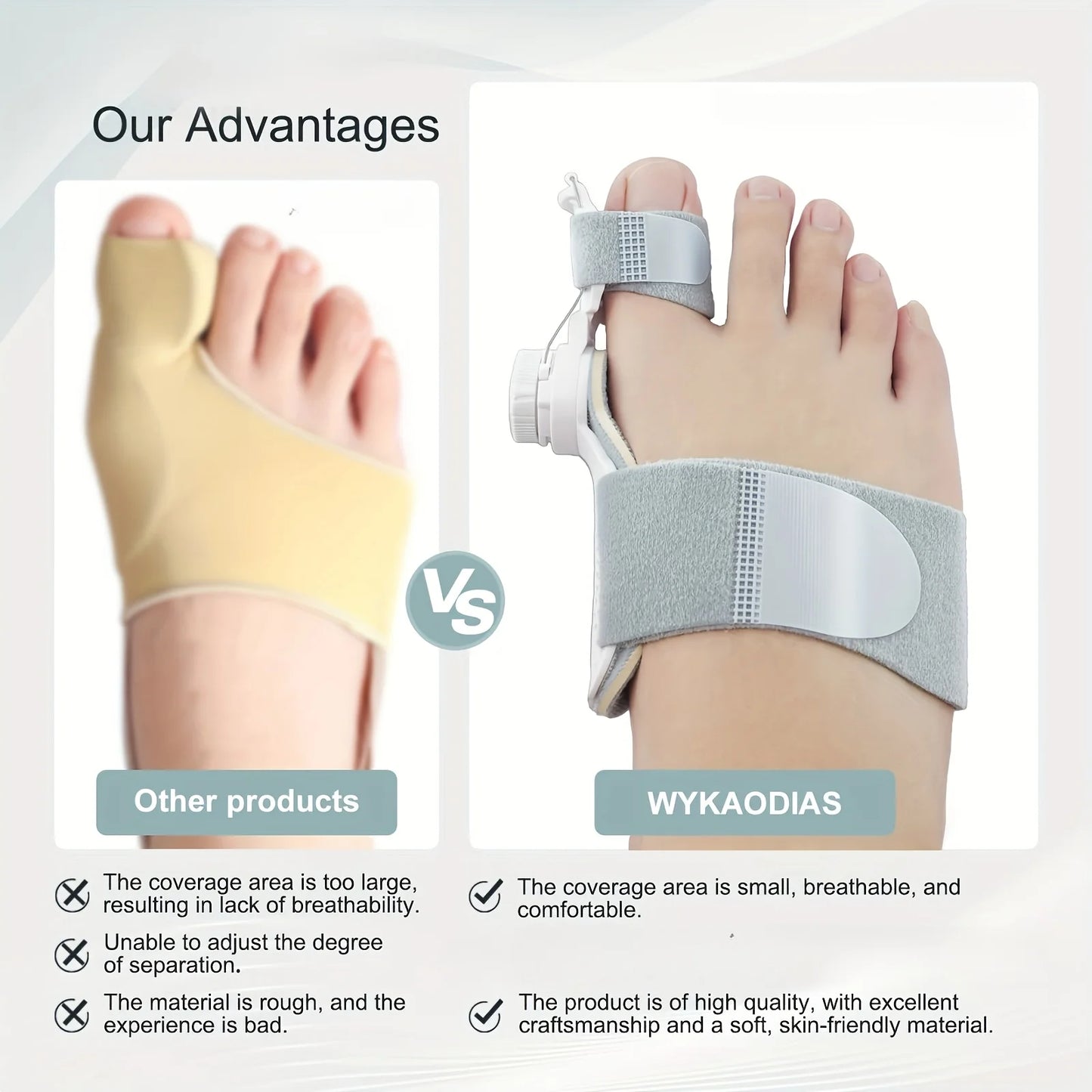Adjustable Toe Corrector, Suitable for Overlapping Toes