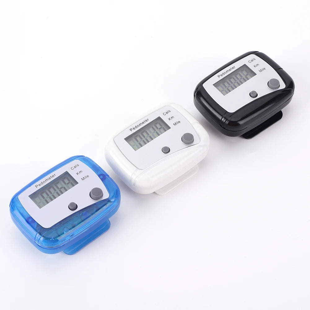 Walking Pedometer Accurate Step Tracker Mile Kilometer Calorie Calculation Electronic Pedometer Step 0-99999 for Outdoor Sports