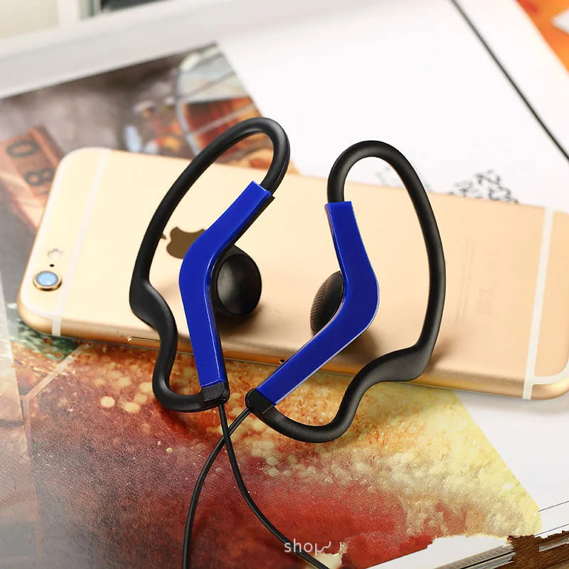 Ear Hook 13MM Sport Running Bass Headphones Ears Painless Earphone Control HiFi for iPhone /Xiaomi IOS Android Smart Phones