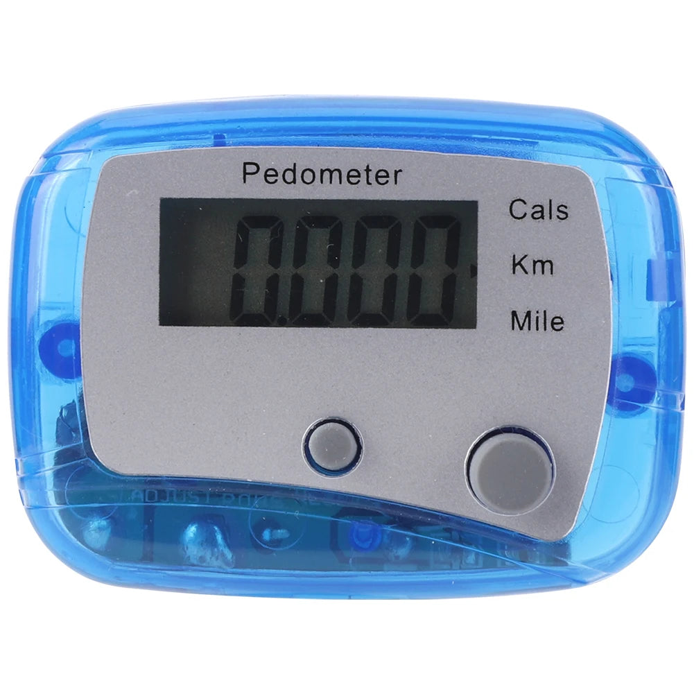 Walking Pedometer Accurate Step Tracker Mile Kilometer Calorie Calculation Electronic Pedometer Step 0-99999 for Outdoor Sports