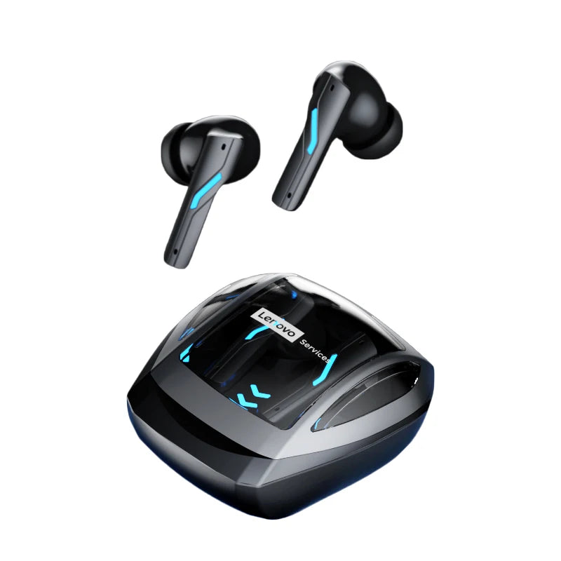New Lenovo GT100 TWS Bluetooth 6.0 Gaming Headphones Low Latency Long Battery Life In Ear Wireless Earbuds HD Calls Earphones