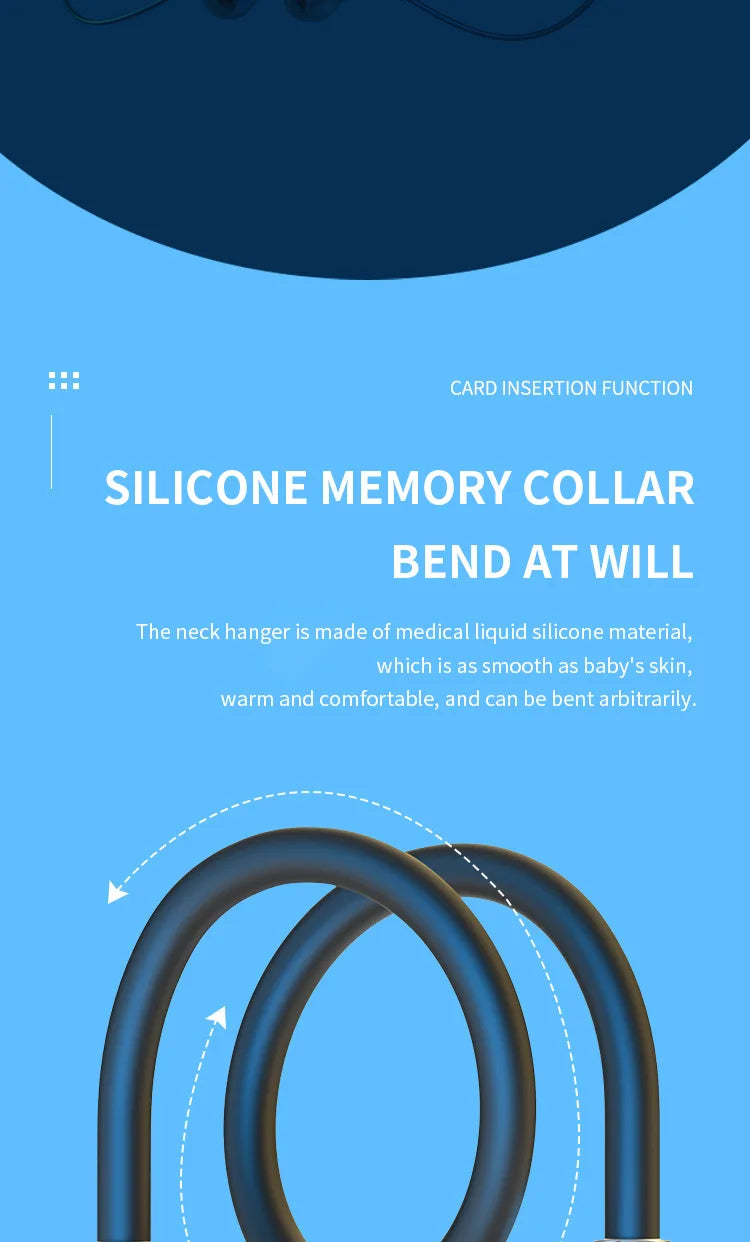 Neck Wireless Bluetooth Earphone TWS 9D oneplus audifonos bleutooth gaming headsets bluetooth earbuds ariculares bluthoooth