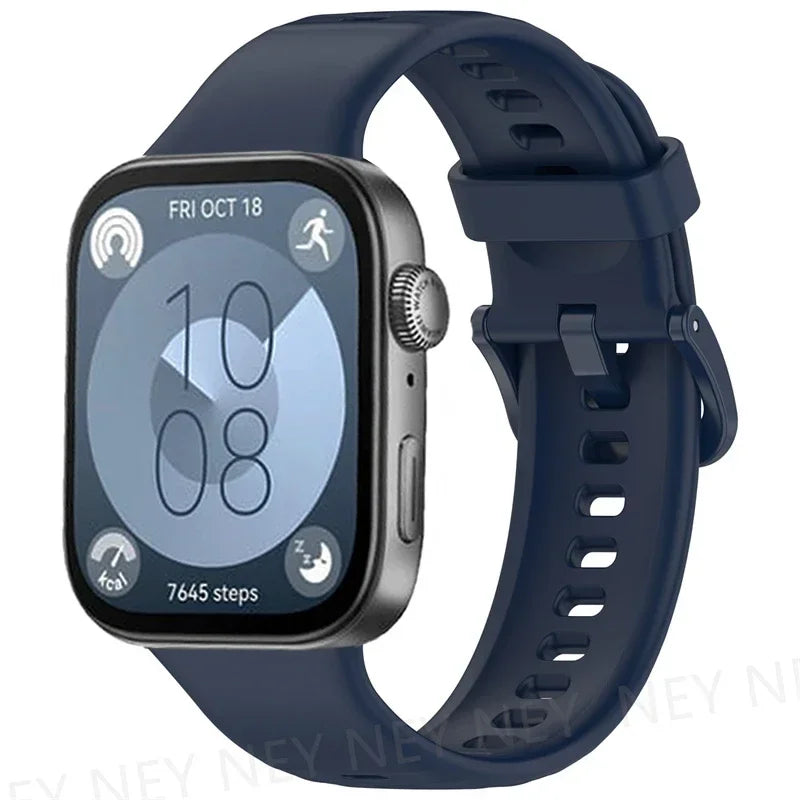 Watchband for huawei watch Fit4-4pro-fit 3 strap sport official-website 1:1 silicone bracelet for correa huawei fit3 Accesorios