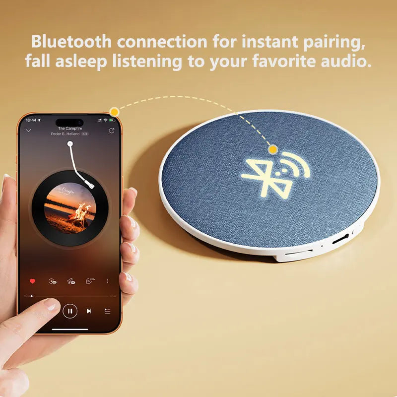 Mini Under Pillow Sleep Speaker Bluetooth 5.4 Hi-Fi Dynamic Sound Wireless Music Player Home Sleep Sound Equipment For Bedside