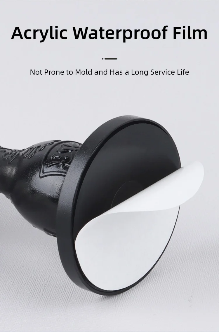 New Drill-Free Door Stopper with Silicone Anti-Collision Pad, Door Holder for Fixing Door Behind and Preventing Collision