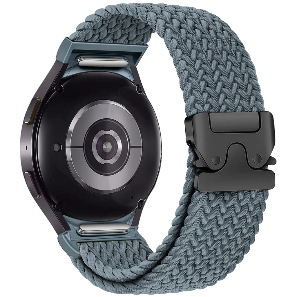 Straps For Galaxy Watch 4 classic/5 Pro/6 classic/7/FE 44mm 40mm 45 43 47 Parachute Braided Bracelet correa Galaxy watch 7 Band