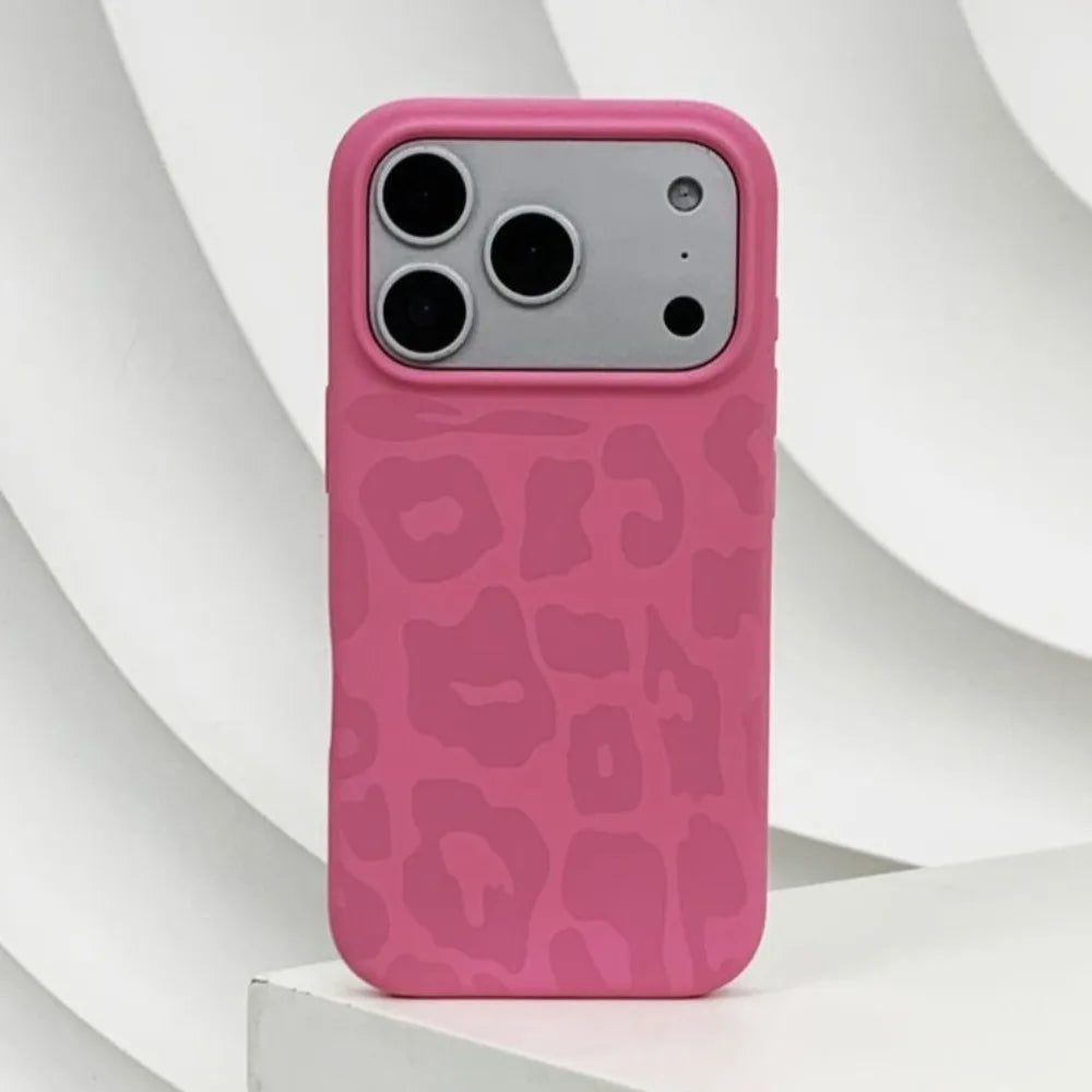 Luxury Leopard Print Phone Case for IPhone 17 Pro 13 11 12 14 15 16 17 Pro Max Plus Anti-drop Protection Silicone Soft Cover