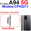 Volume Pwoer Side Button For OPPO A93 A94 A95 4G 5G Up Down Volume ON OFF Power Switch Side Keys Flex Cable Repair Parts