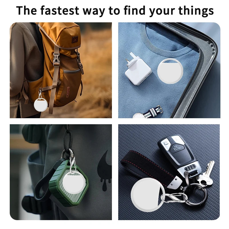 Security Bluetooth GPS Tag Based on iphone Find My app Anti-lose Tracker Sound Locate Message Reminder Alarm Key Finder 1/2/4PCS