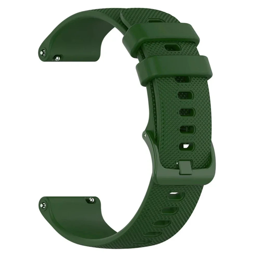 Sport 20 22mm Silicone Strap For Garmin Venu 4 45mm/Forerunner 165 265 570 Bands For Garmin Vivoactive 6 5 4/Venu 3 Sq2 Bracelet