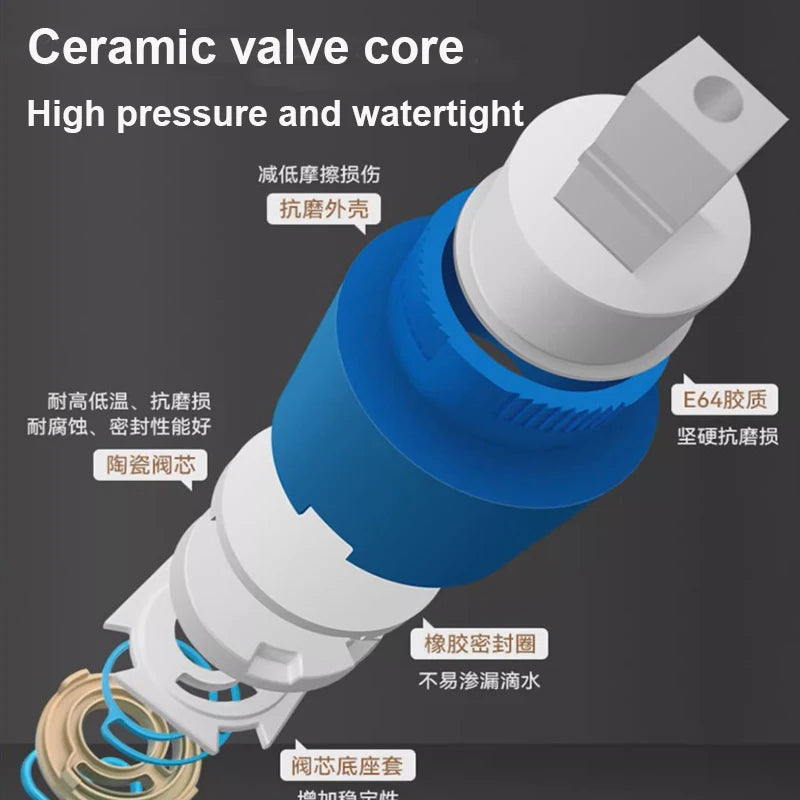 Bathroom Shower Bathtub Faucet Wall Mounted Hot and Cold Water Mixing Valve Nozzle Bathroom Faucet Bathroom Accessories