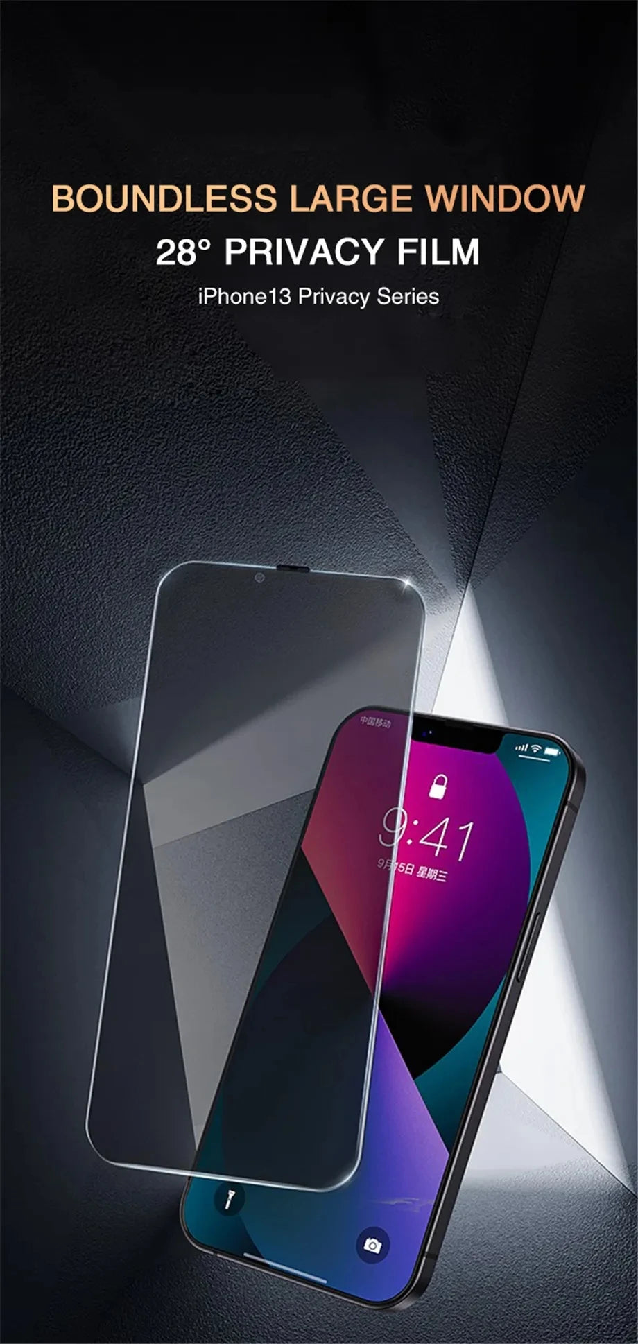 1-4Pcs Anti-spy Tempered Glass for IPhone 15 14 13 12 11 Pro Max Full Cover Privacy Screen Protector For iPhone 13 14 15 Glass
