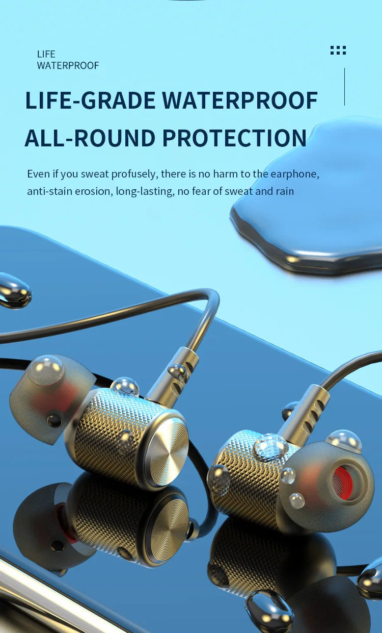 Neck Wireless Bluetooth Earphone TWS 9D oneplus audifonos bleutooth gaming headsets bluetooth earbuds ariculares bluthoooth