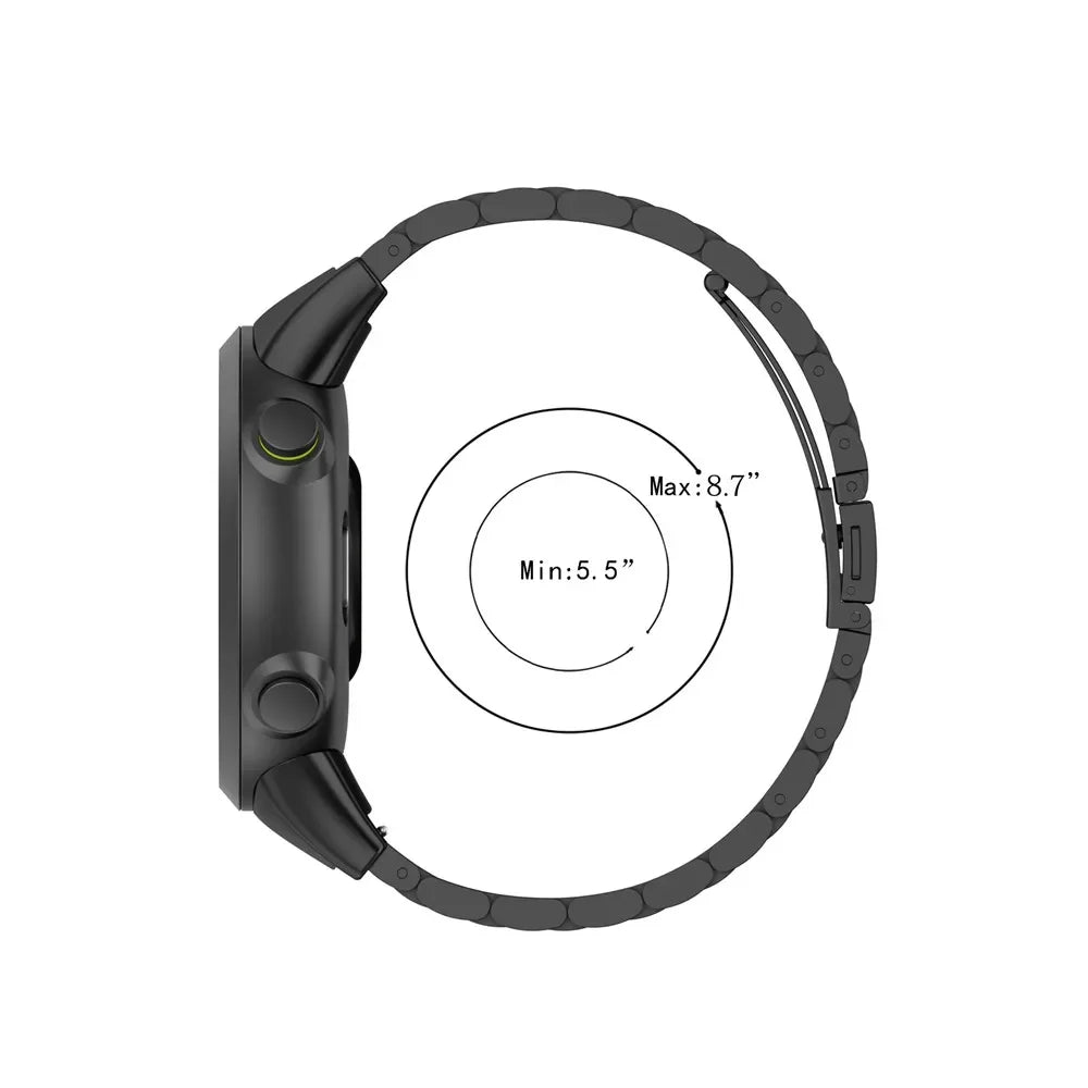 High-end Stainless Metal Steel Strap For Garmin Forerunner 45 45S Garmin Swim 2 Smart Watch Band Replacement Bracelet Correa