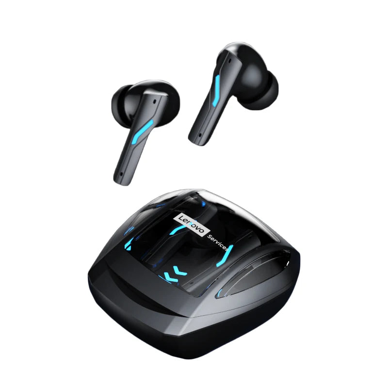 New Lenovo GT100 TWS Bluetooth 6.0 Gaming Headphones Low Latency Long Battery Life In Ear Wireless Earbuds HD Calls Earphones