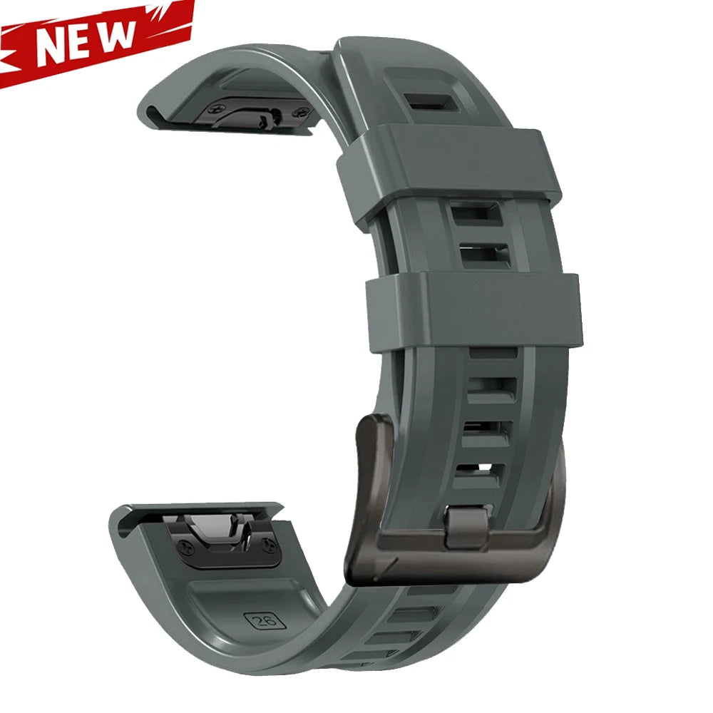 QuickFit 26 22mm Silicone Sport Watch Band for Garmin Fenix 7 7X PRO 6 6X GPS 5 5X Plus 3 HR Epix Pro instinct 2X Strap Bracelet