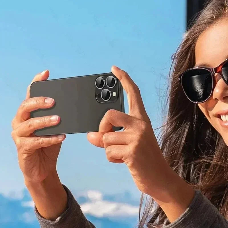 3-2pcs Metal Ring Camera Lens Protector for iPhone 12/13/14/15 pro Max 13 Mini 15 pro Max - Glass Lens Protection