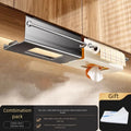 Thickened stainless steel kitchen wet wipe storage box, tissue holder, hanging cabinet tissue box, storage, cloth, plastic wrap,