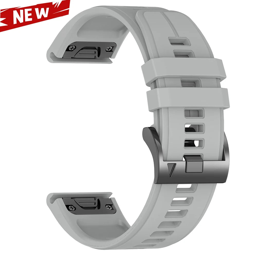 QuickFit 26 22mm Silicone Sport Watch Band for Garmin Fenix 7 7X PRO 6 6X GPS 5 5X Plus 3 HR Epix Pro instinct 2X Strap Bracelet