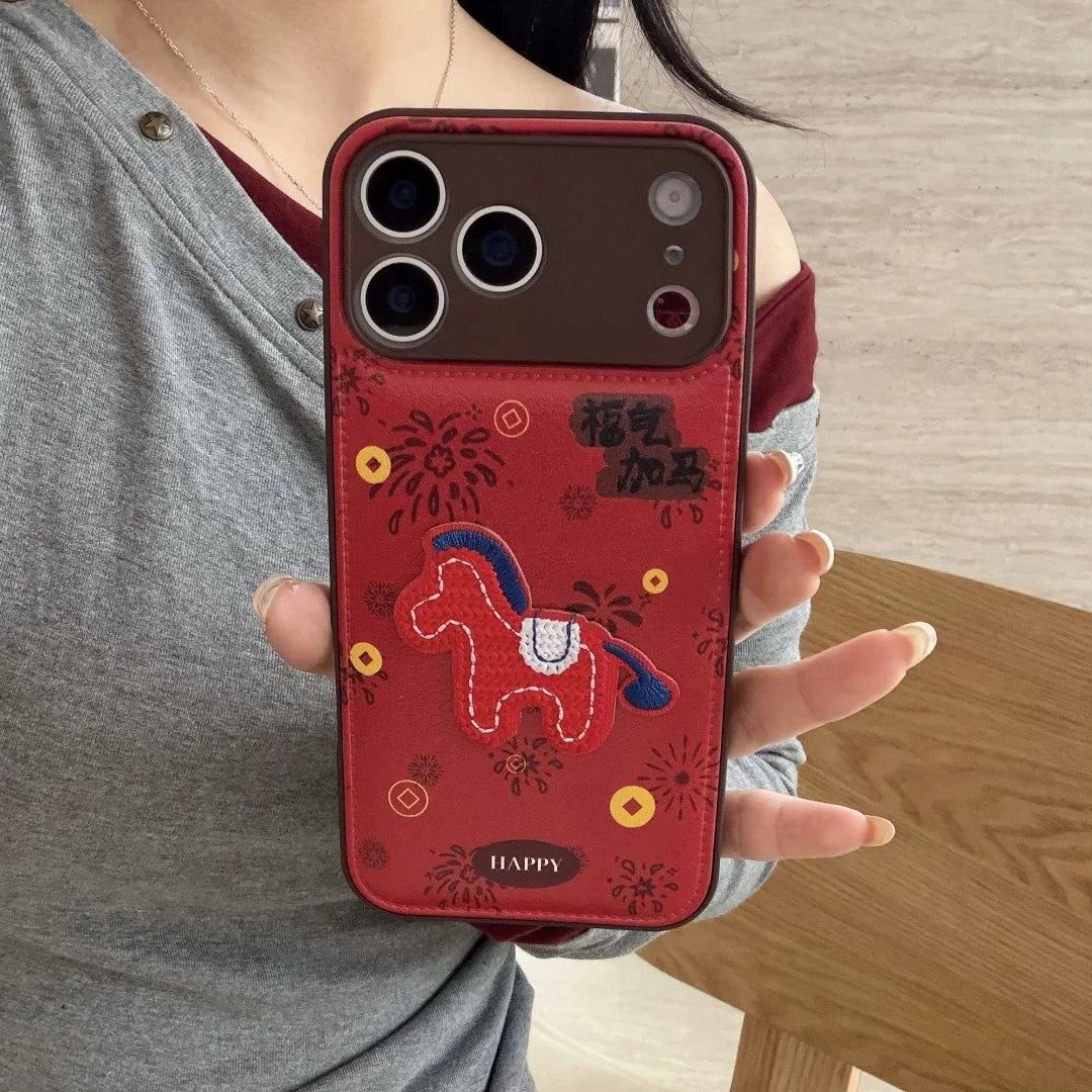Fashion Creative China New Year Themed style Luck Phone Case For IPhone 17 Air 16 15 14 13 Pro Max X XR 14 Plus Protection Cover
