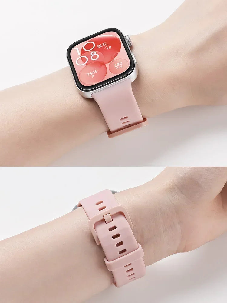 Watchband for huawei watch Fit4-4pro-fit 3 strap sport official-website 1:1 silicone bracelet for correa huawei fit3 Accesorios