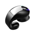 Bluetooth Earphone Clip On Monaural Inear Motion Stereo Bone Conduction Gd28 Business Wireless Earphone Mini Monaural Tws