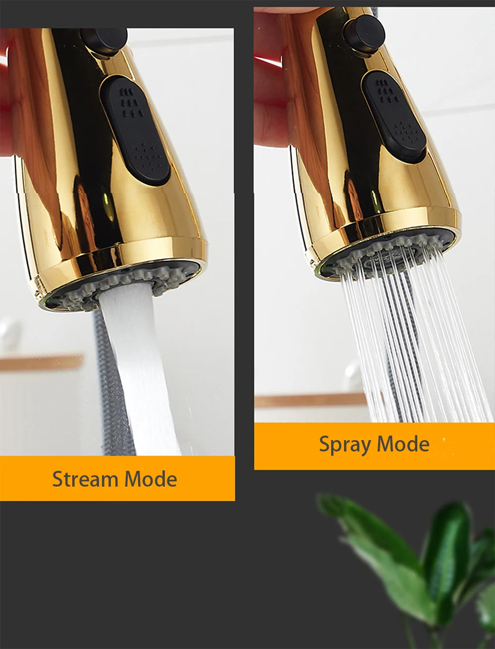 Touch Sensor Filter Kitchen Faucet With Pure Water Pull Out Mixer Tap Rotate Hot Cold Water Crane Mode Deck Mounted Mixer Tap